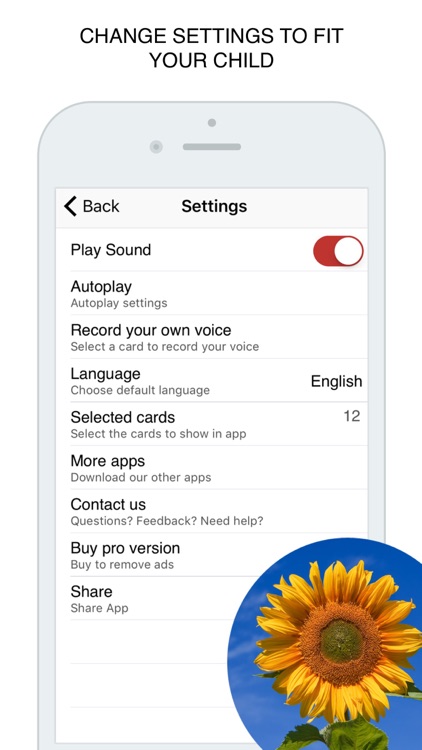 Flowers Flashcard for babies and preschool screenshot-3