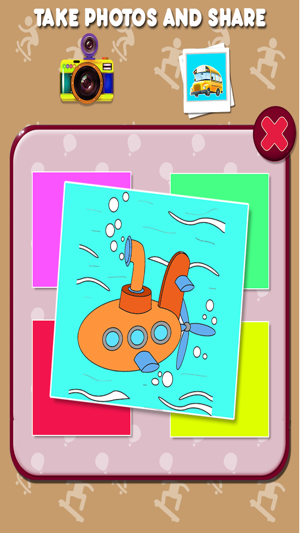Transporting Kids Coloring Book Pro(圖5)-速報App