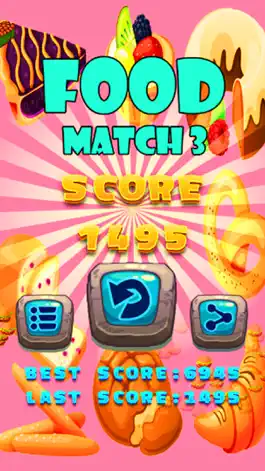 Game screenshot Food Match 3 - build Food Puzzle & Game for kids apk