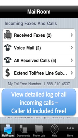 My Toll Free Number Lite - with VoiceMail and Faxのおすすめ画像4