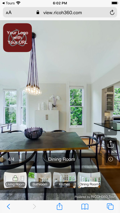 RICOH360 Tours Screenshot