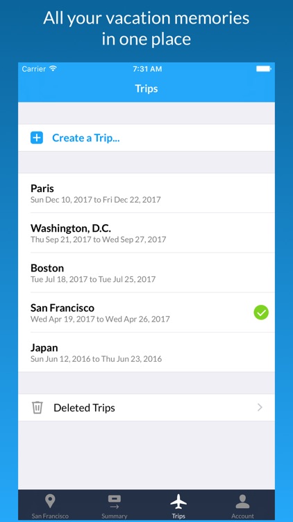 Takeoff - Plan your vacations screenshot-4