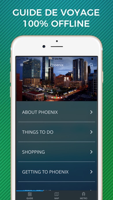 Screenshot #1 pour Phénix Guide Voyage avec Offline Maps