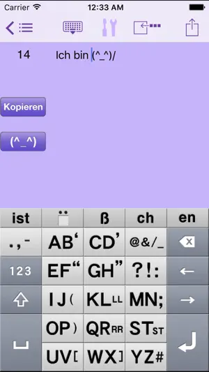 AEI Keyboard Note German screenshot 3