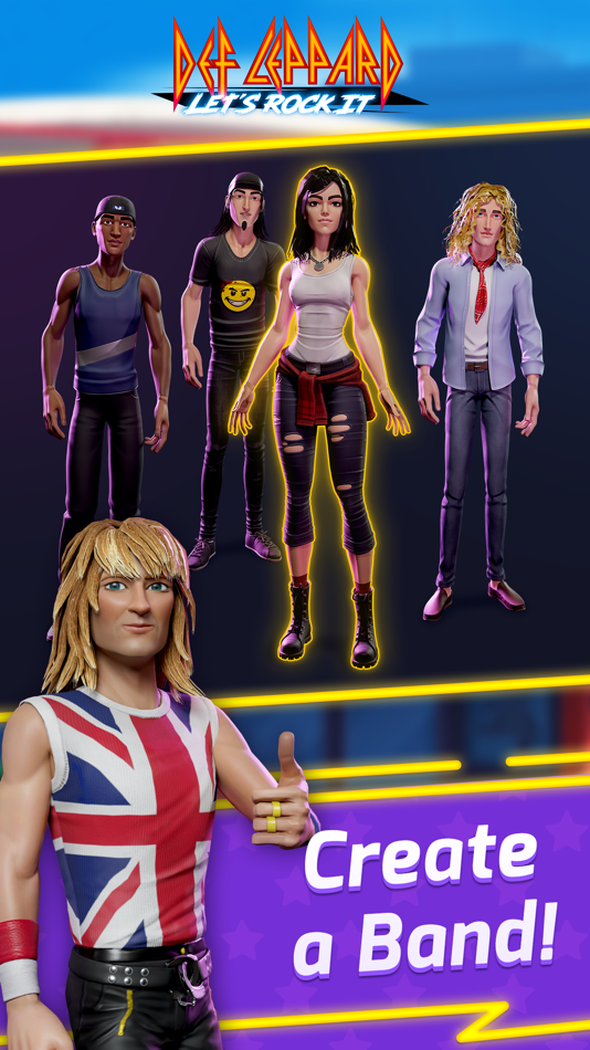 #4. Def Leppard - Let's Rock It! (iOS) Podle: PURE BREAD INC