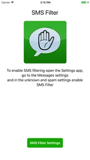 sms-filter iphone screenshot 2