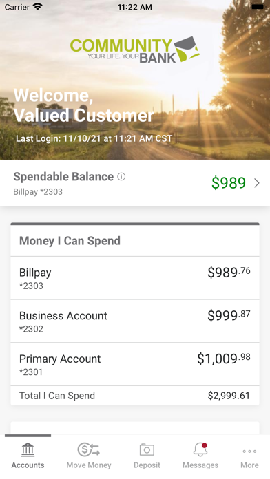 Community Bank Mobile Screenshot