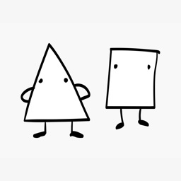 Triangle & Squares stickers for iMessage