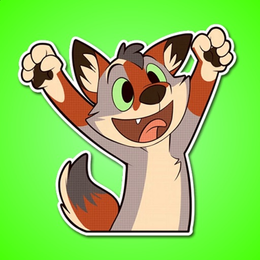 Brown Malamute Stickers icon