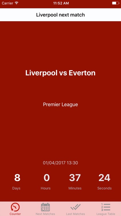 Liverpool Next Match