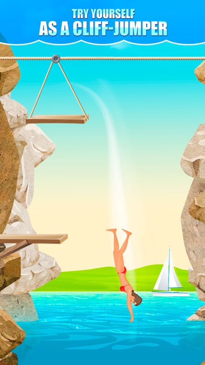 Cliff Flip Diving 2D: Swimming Simulator Full