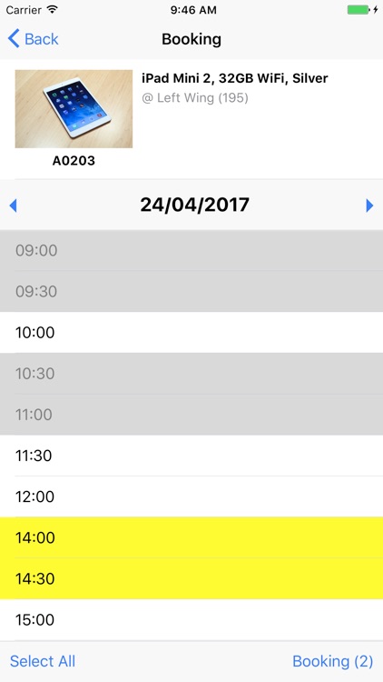 Booking - DBP Sophie