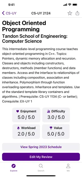 Game screenshot Rate My Classes Pro apk