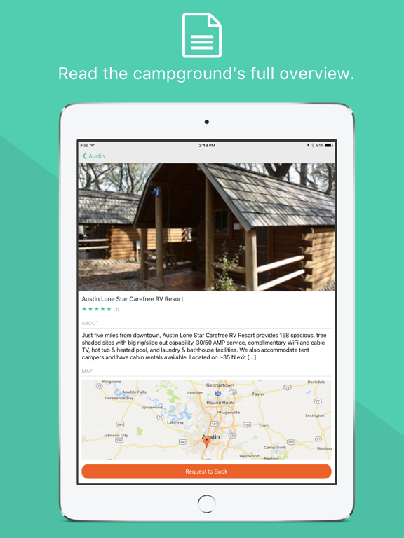 RoverPass: RV Parks & Camping iPad screenshot 4 - Travel app