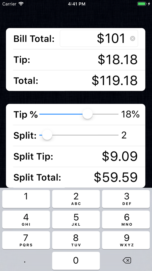 Tip Calculator % Pro - 3.4.0 - (iOS)