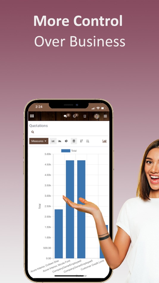 #4. O2b ERP Mobile Application (iOS) 게시자: O2b Technologies Private limited