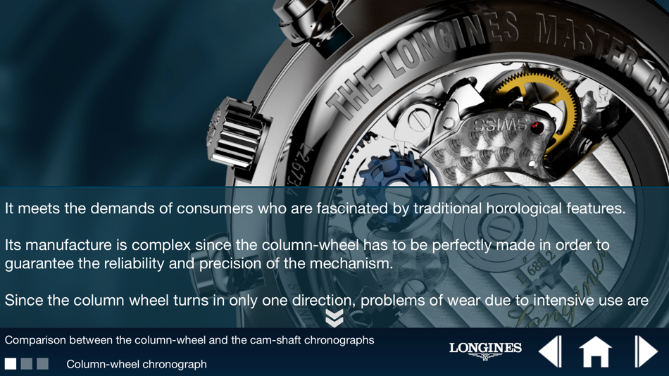 #2. LONGINES COLUMN-WHEEL CHRONOGRAPH (iOS) 由: Compagnie des Montres Longines Francillon SA
