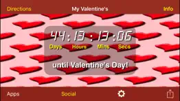 my valentine's day countdown iphone screenshot 2