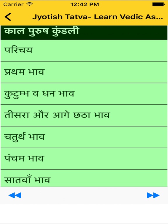 Jyotish Tatva- Learn Vedic Astrology in Hindi iPad screenshot