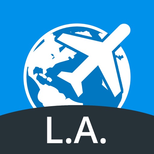 Los Angeles Travel Guide with Offline Street Map icon