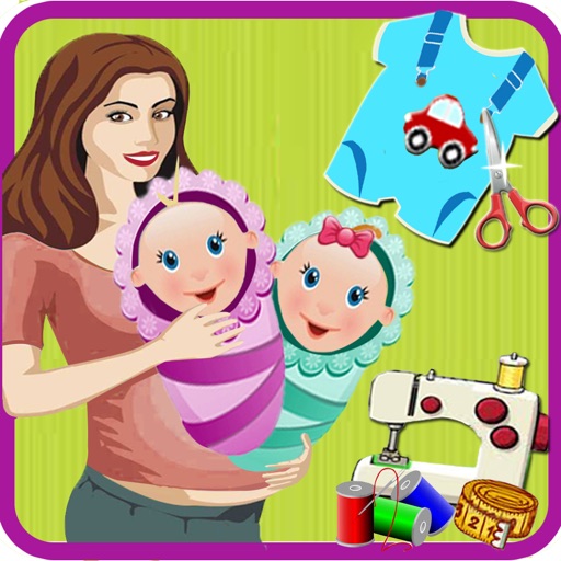 My Mommy Newborn Baby Tailor boutique Girls Games Icon
