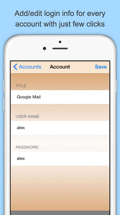 Password Manager 1.0 Pro - keep your password safe