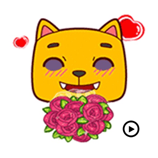 Ugly Cat Animated Stickers Icon