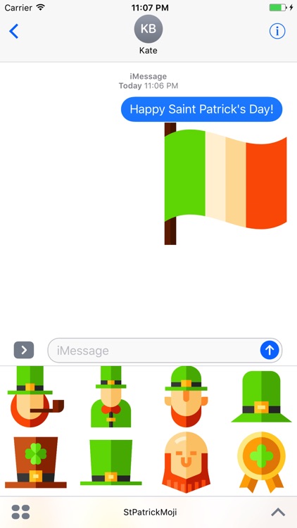 StPatrickMoji - Irish Stickers