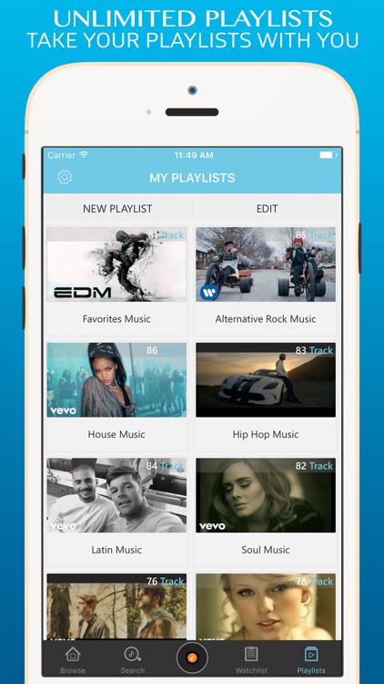 Tibidy: Unlimited Mp3 Music and HD Video Player