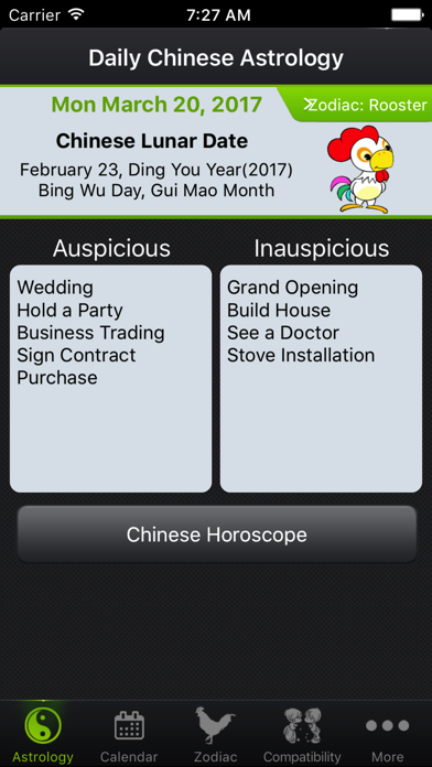 Chinese Astrology Tools Screenshot