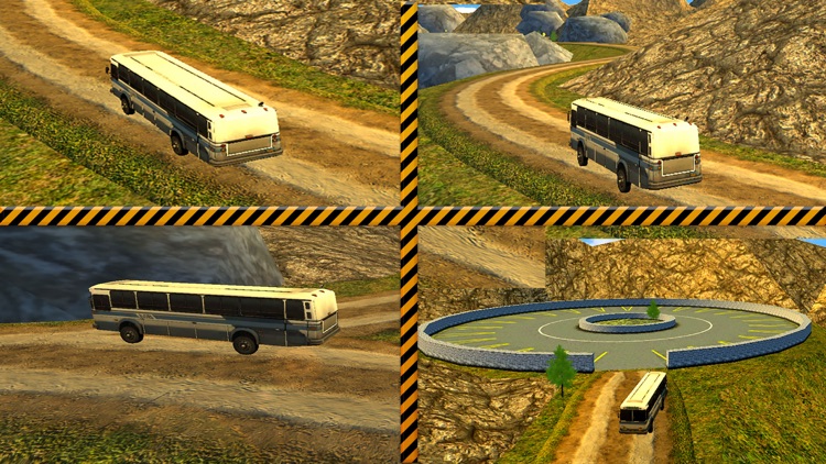 Off-Road Desert Bus Drive : 3D Parking Simulator