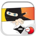 Ninja boy Stickers for iMessage App Contact