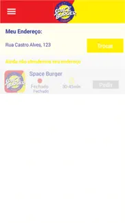 space burger delivery iphone screenshot 2