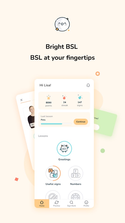 #1. Bright BSL - Sign Language (iOS) Podle: SignLab AS