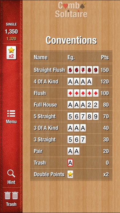 Combo Solitaire Screenshot