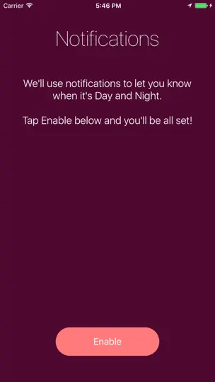 Captura de pantalla de DayNight: Day/Night Awareness en iPhone 2