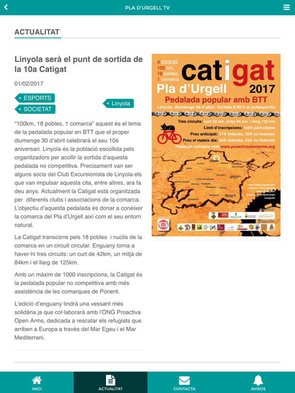 Screenshot #5 pour El Pla d'Urgell TV