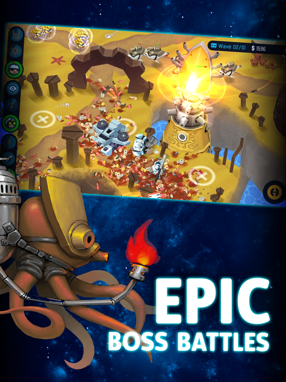 Screenshot #2 for OTTTD: Over The Top Tower Defense