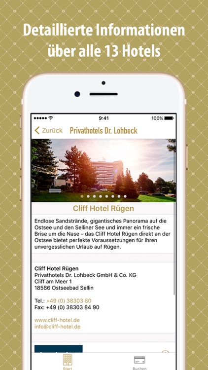 Die App der Privathotels Dr. Lohbeck