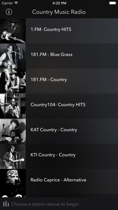 Screenshot #1 pour Country Music Online Radio