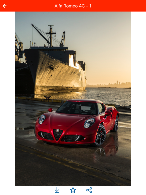 HD Car Wallpapers - Alfa Romeo 4C Edition iPad screenshot 5 - Lifestyle app