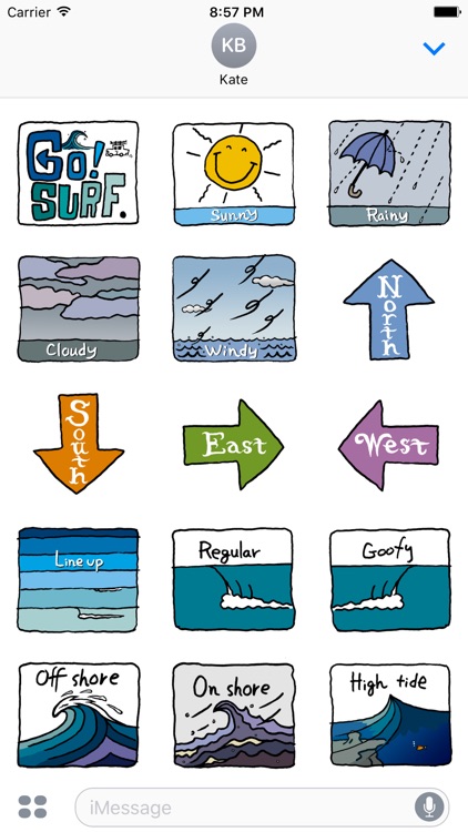 Surfing Sport Stickers by Design91