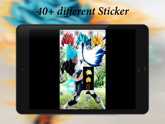 Screenshot #5 pour Photo Editor pour Super Saiyan: Blue Hair Edition