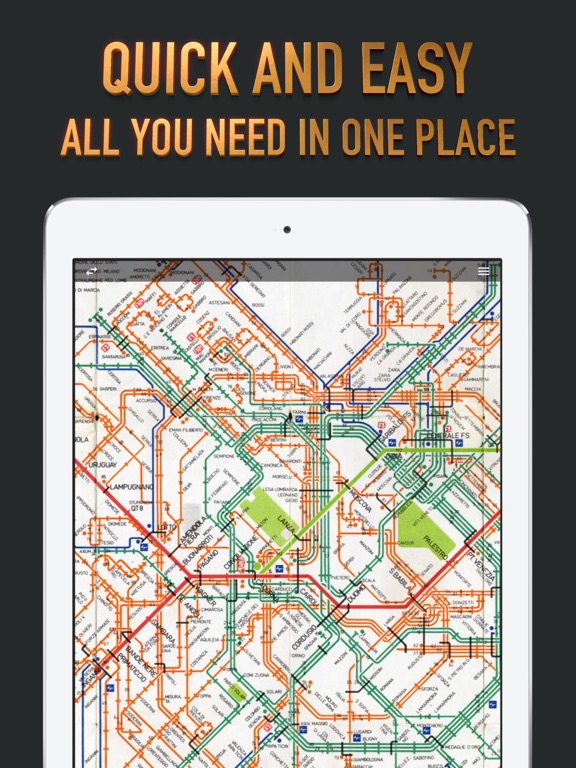 Milan Metro and Transport iPad screenshot 4 - Travel app