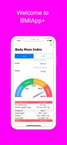 Body Mass Index (BMI) BMIApp+ screenshot #1 for iPhone