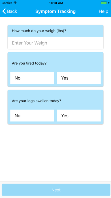 Screenshot #3 pour Heart Failure Monitoring