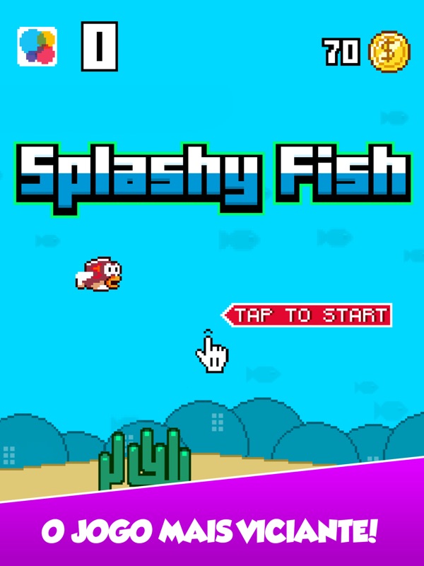 Splashy Fish - Adventure of Flappy Tiny Bird Fish screenshot 7