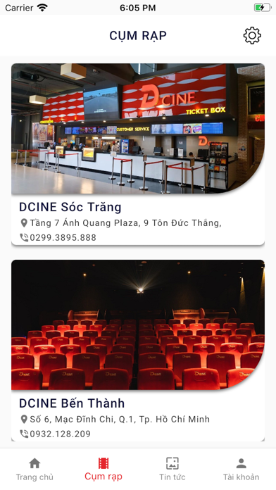 Dcine Cinemas Screenshot
