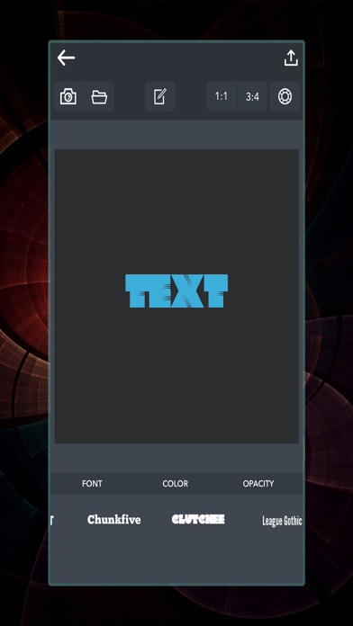 Screenshot #3 pour Font Shape-Text Masking Theme Creator