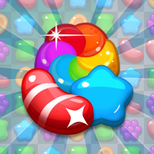 Gummy POP Very Addictive Match 3 Game Free! Icon
